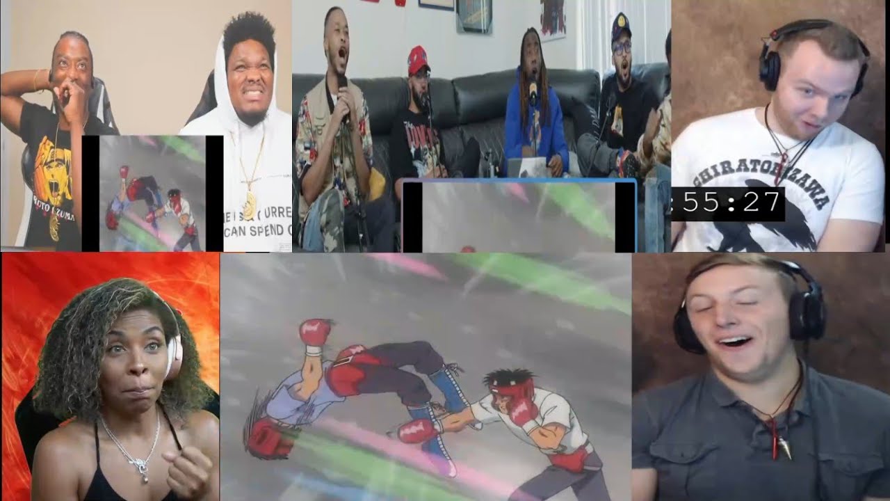 HAJIME NO IPPO EPISODE 9 REACTION MASHUP!!