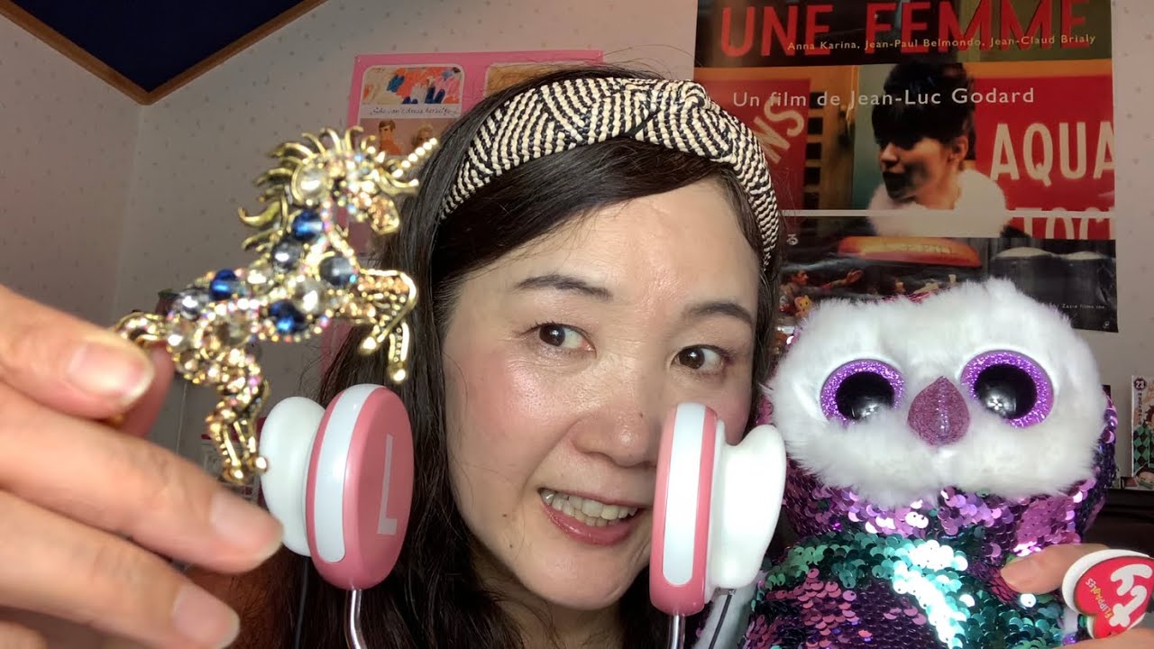 【ASMR】ファンからのプレゼント🎁&私のキラキラグッズ🤩タッピングしながら紹介❣️Tapping & Sparkly Goods introduction✨✨