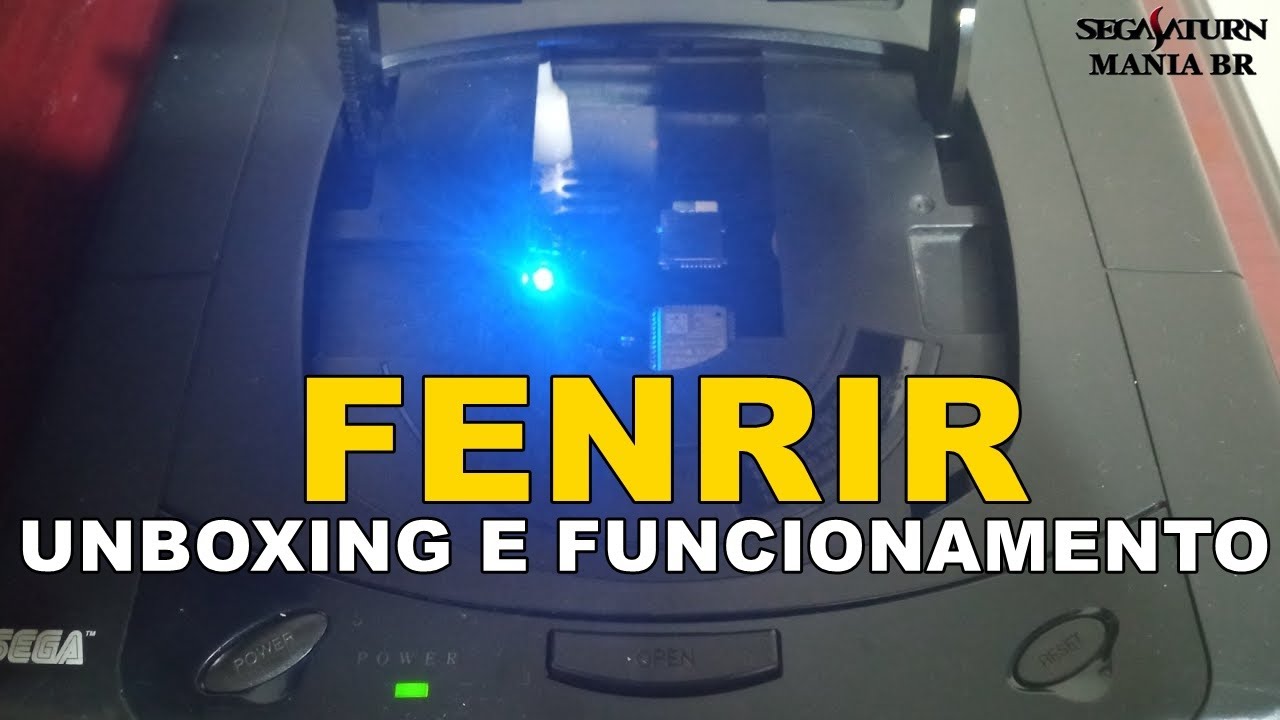 FENRIR: EMULADOR DE UNIDADE ÓPTICO DE SEGA SATURN | UNBOXING E FUNCIONAMENTO