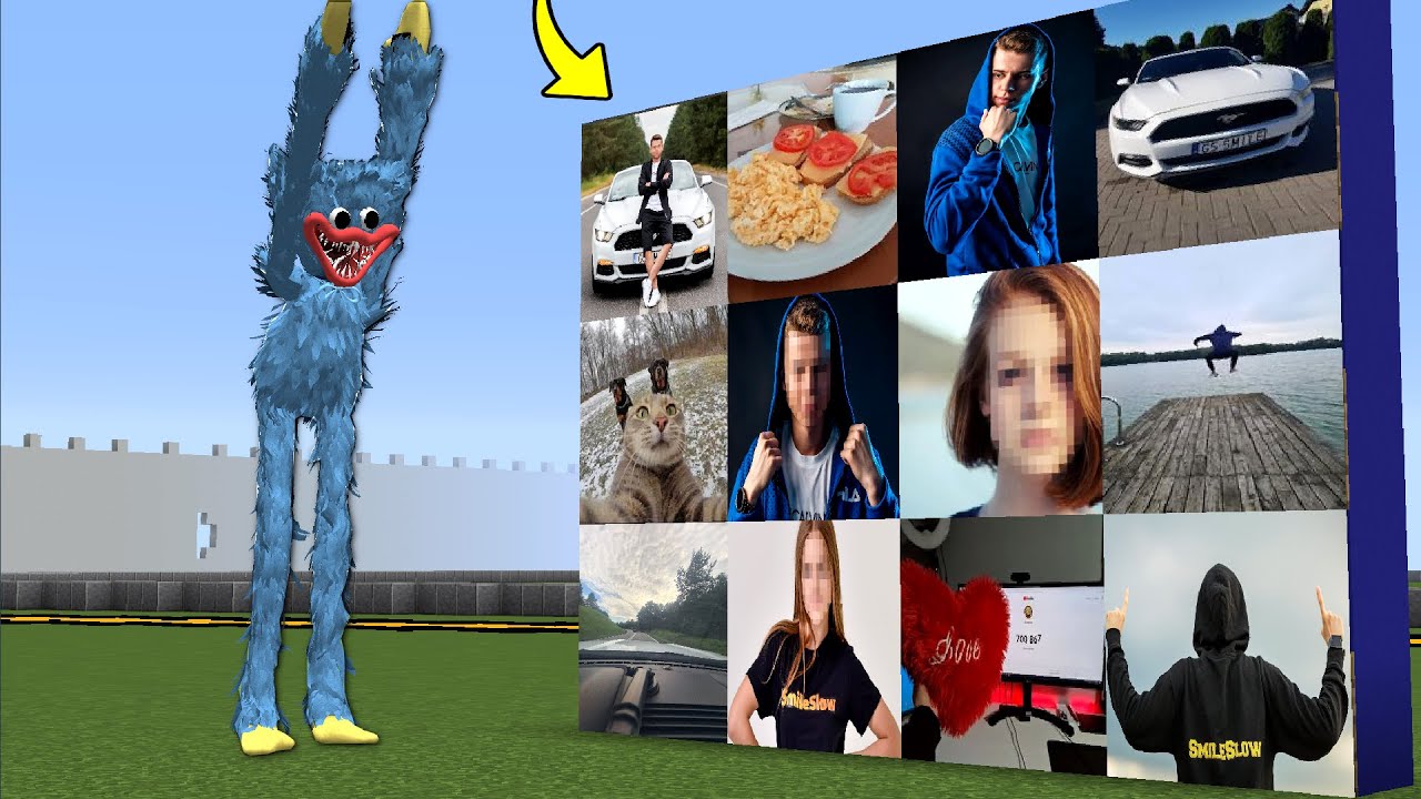 HUGGY WUGGY POKAZAŁ MOJE PRYWATNE ZDJĘCIA w Minecraft!