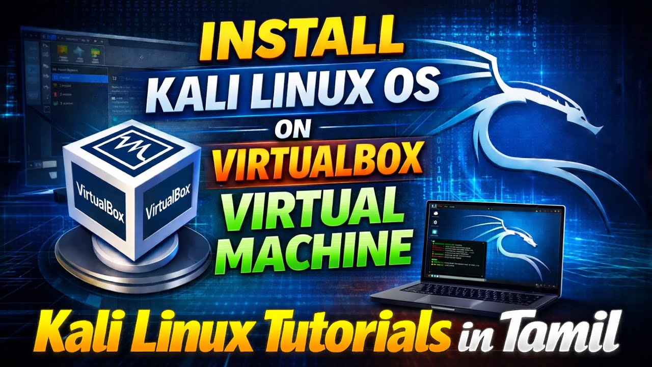 How to Install Kali Linux on VirtualBox in Tamil | Step-by-Step Beginner Guide | Aranga OG