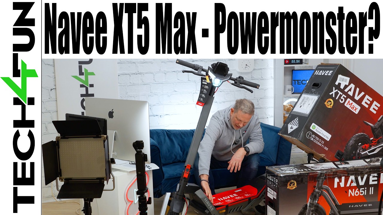 Navee XT5 Max E-Scooter | 2.200W Monster | Konkurrenzlos gut?