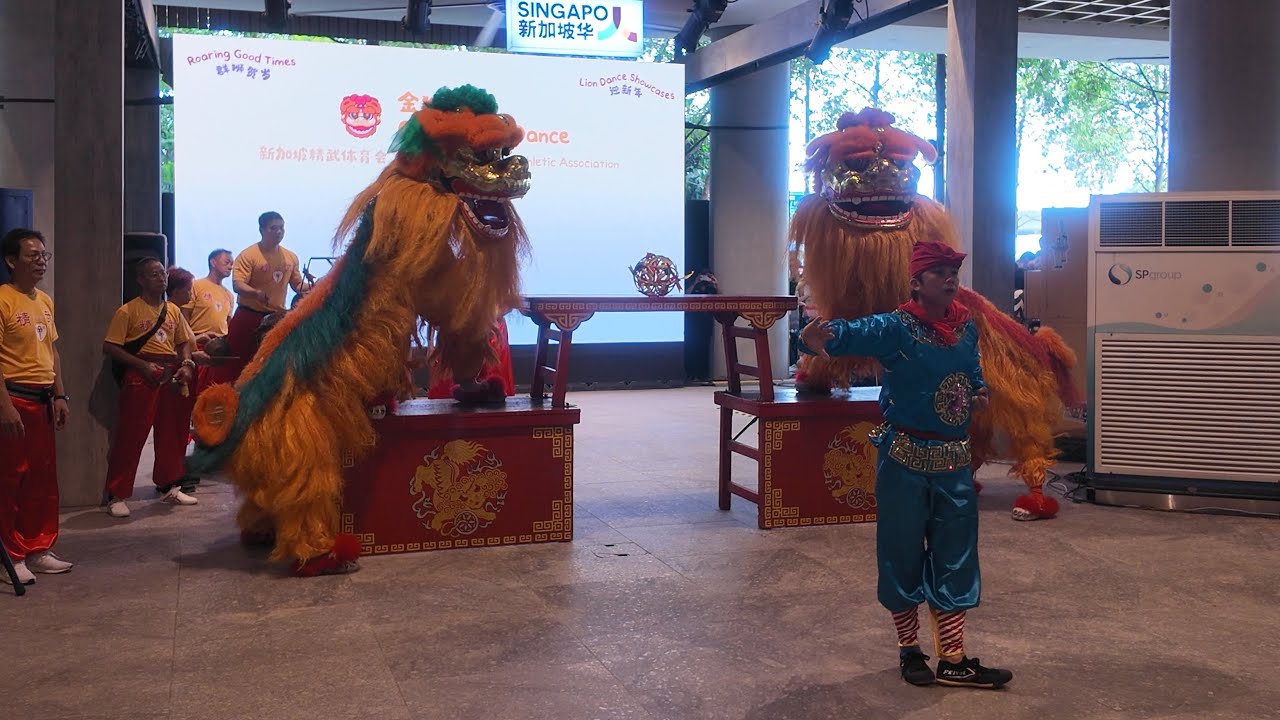 [4K] 新加坡精武體育會 金獅表演 Chin Woo Athletic Golden Lion Dance 31.01.26