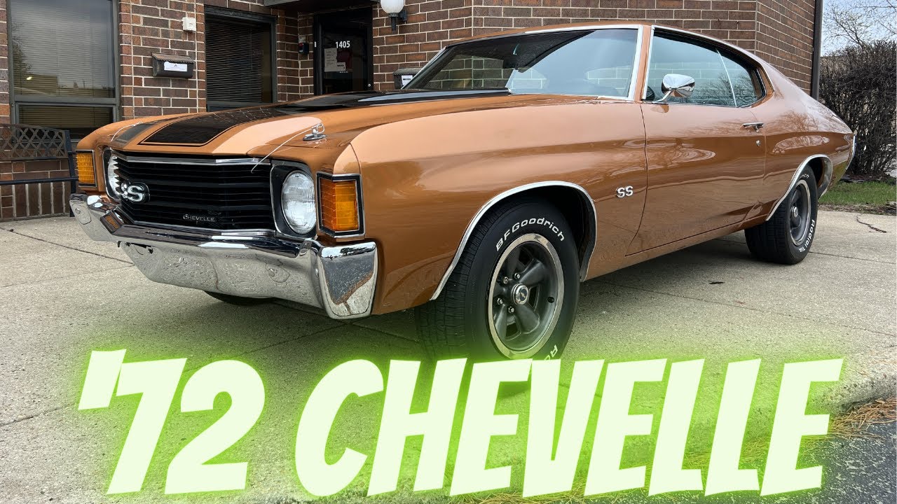 Chevrolet Chevelle SS 1972 года выпуска — 402 #s Match с кондиционером — ПРОДАН