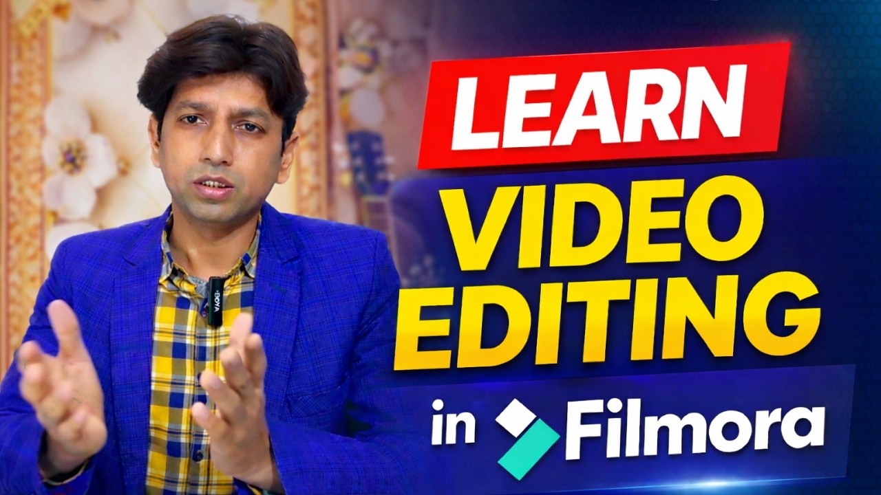 Learn Video Editing in Filmora | Complete Beginner Tutorial 2026