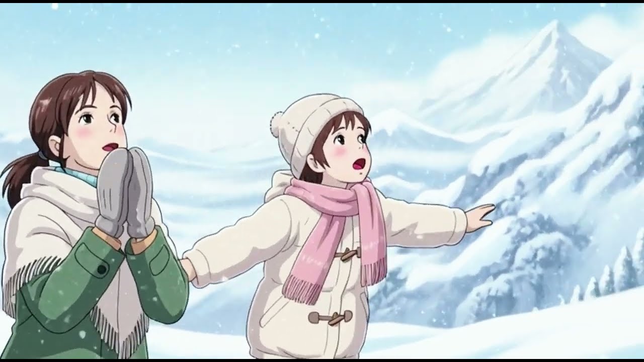 A Peaceful Winter Day & a Mother’s Warmth | ❄️ Ghibli Style