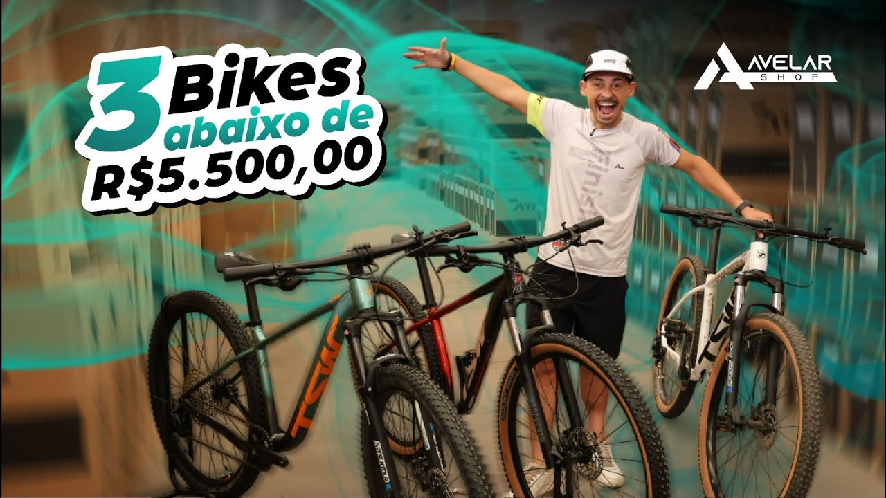 3 BIKES PODEROSAS por MENOS de R$ 5.500 na Avelar Shop! (Nuuk, Jump e New Hurry)