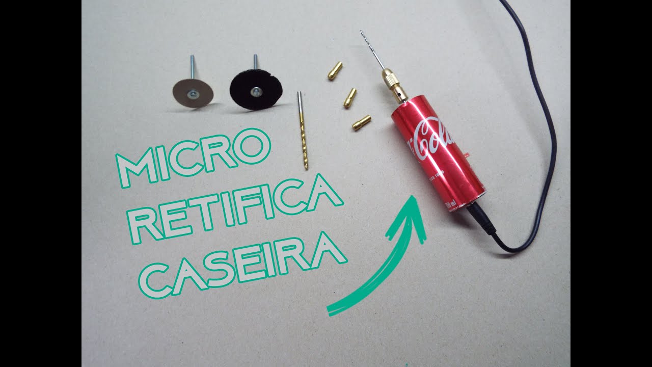 COMO FAZER UMA MICRO RETIFICA/MINI FURADEIRA CASEIRA