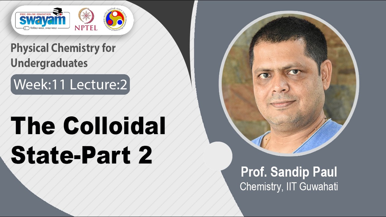 Lec-46: The Colloidal State-part 2