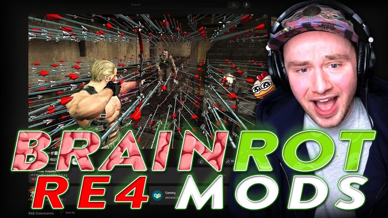 Bawkbasoup Reacts to Resident Evil 4 Brainrot