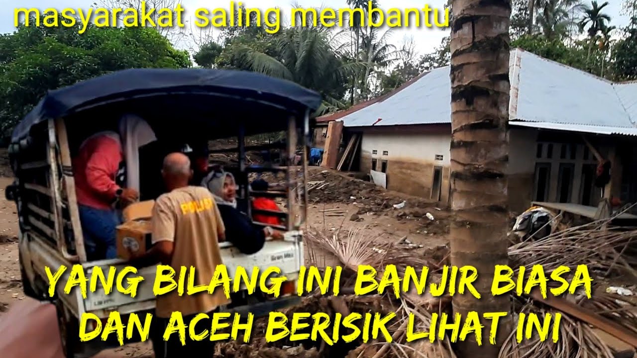 kondisi desa Dayah krut Pidie Jaya Selasa 6 Januari 2026
