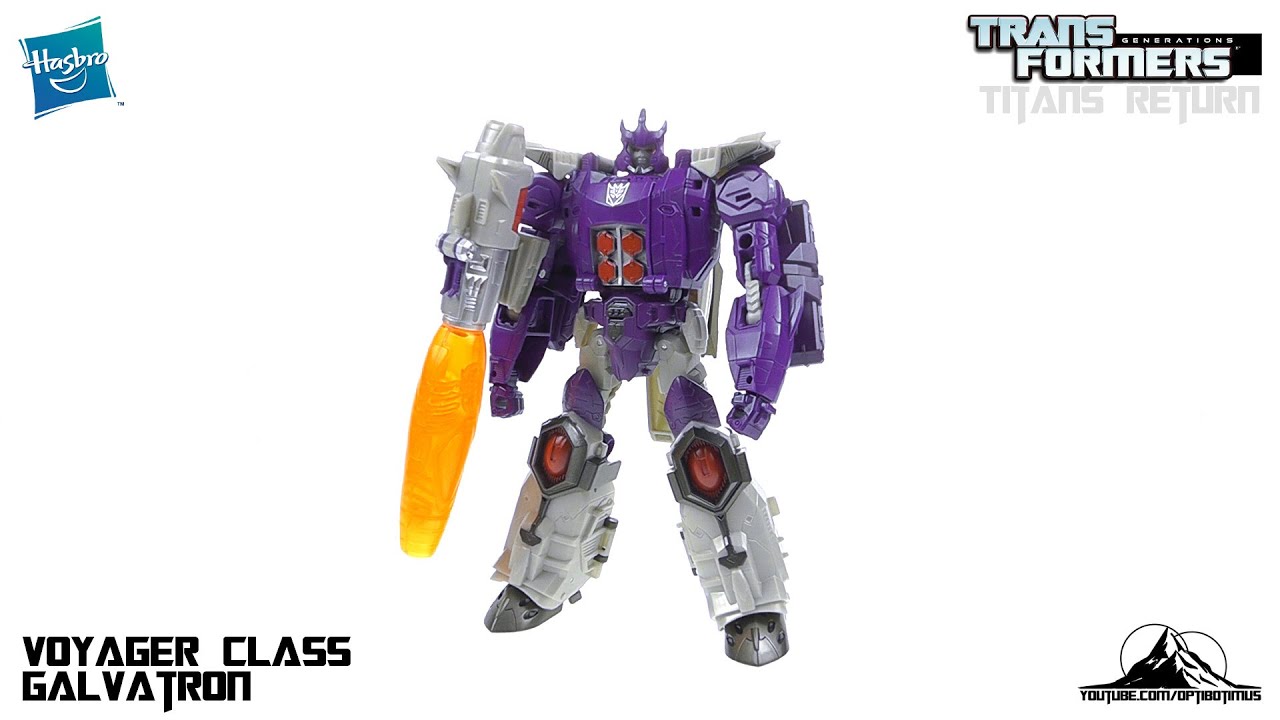 Transformers Titans Return Voyager Class GALVATRON Video Review