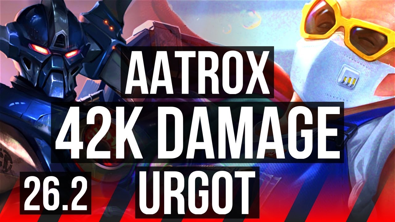 AATROX vs URGOT (TOP) | Electrocute, 42K damage | EUW Grandmaster | 26.2