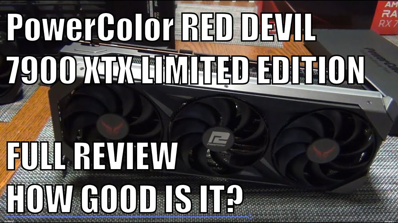PowerColor Red Devil RX 7900 XTX Review Rasterization and Raytracing