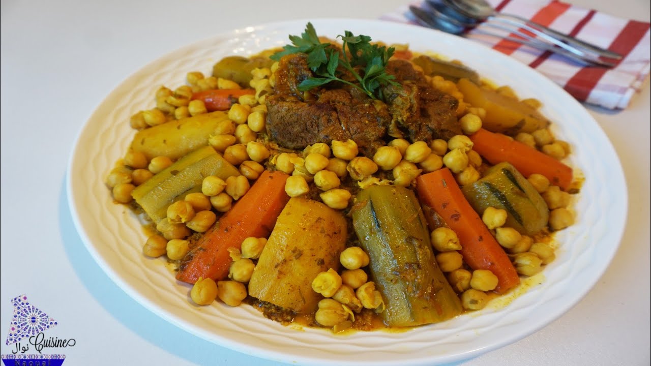 Marokkanischer Couscous mit Rindfleisch |Marokkanisch Kochen| Couscous für Anfänger