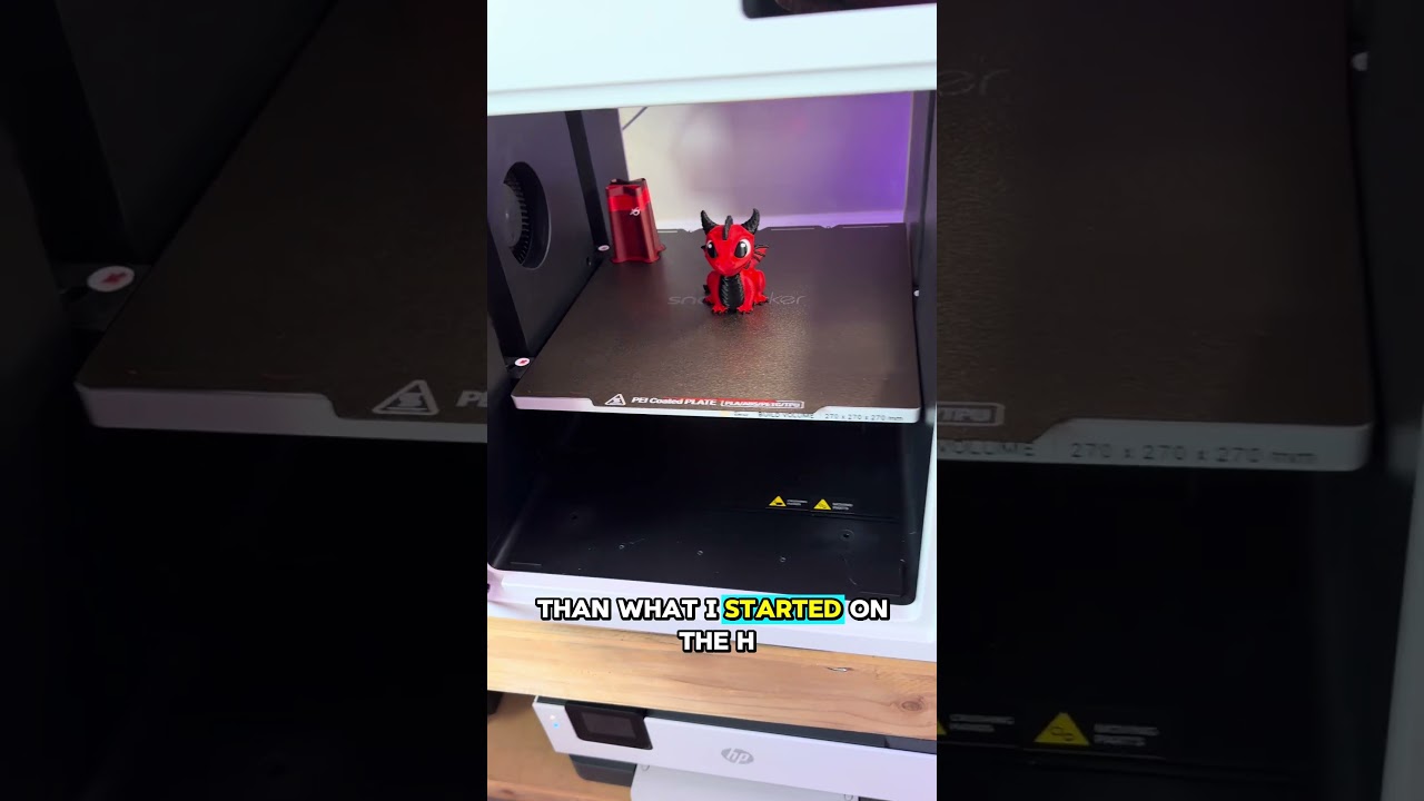 Одинаковая печать, но совершенно разный результат на Snapmaker U1 и Bambu H2S! #3dprinting