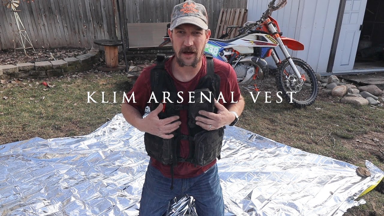 KLIM ARSENAL VEST MOTORCYCLE/DIRT BIKE CAMPING SECRET