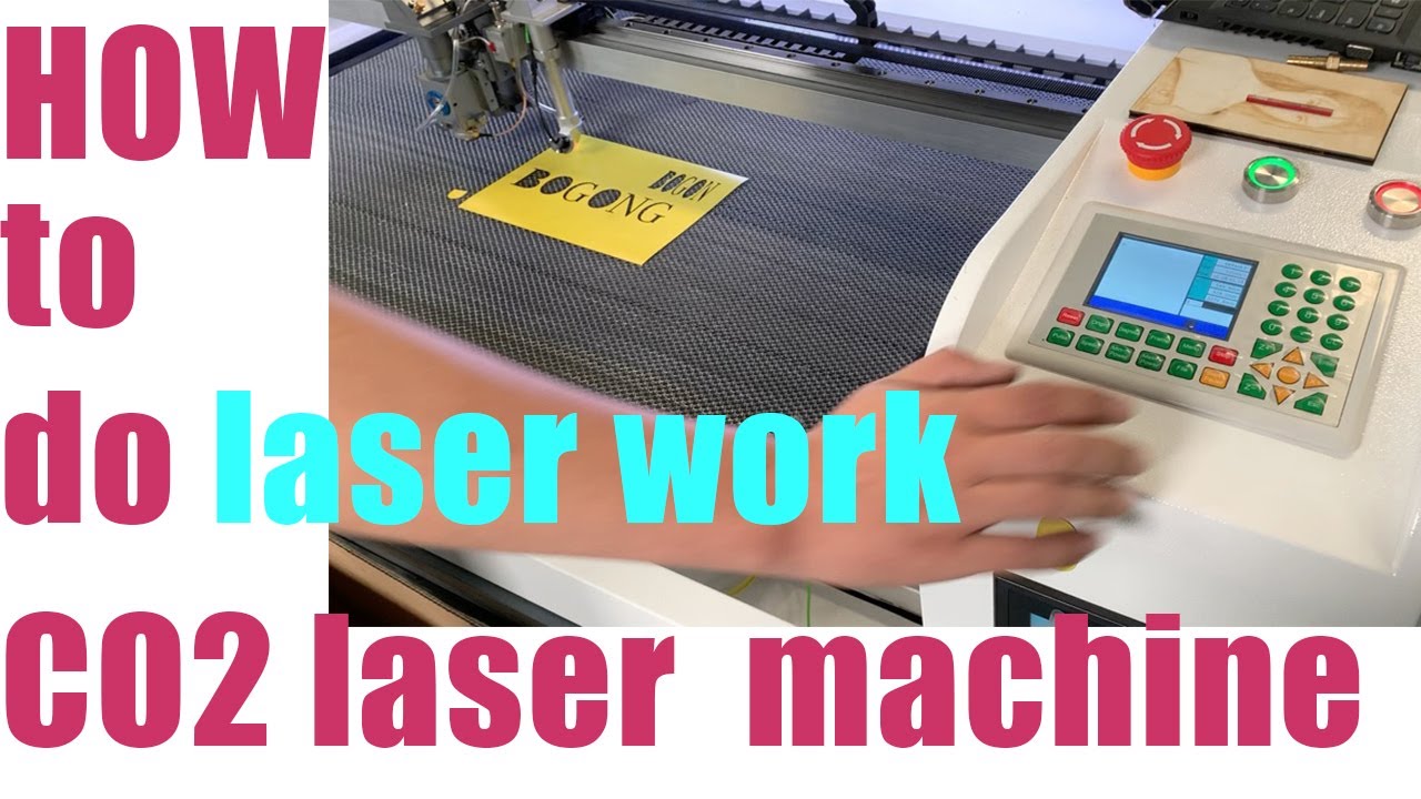 HOW DOES A CO2 LASER WORK?  |Operate Ruida Software of CO2 laser machine