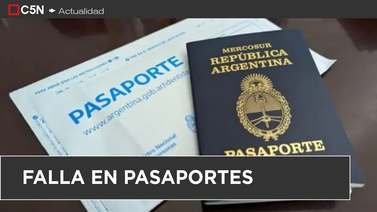 FALLA en PASAPORTES: hasta 200 MIL DOCUMENTOS deberán ser REIMPRESOS