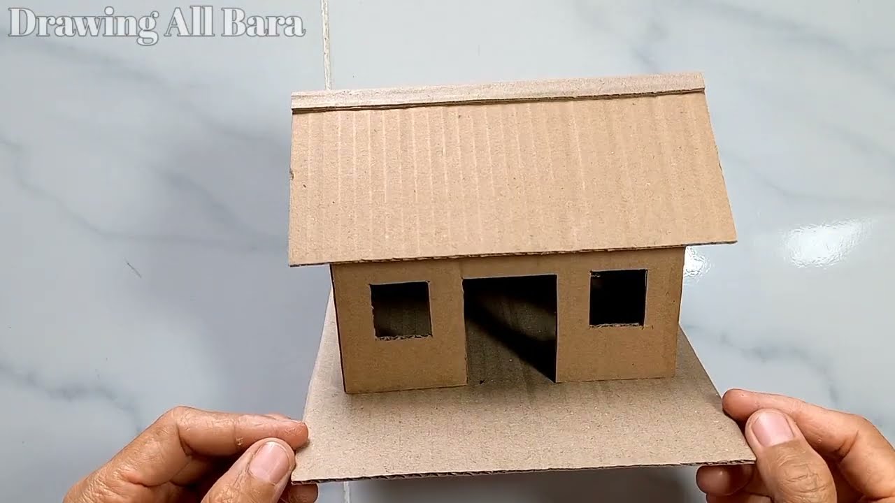 Cara Membuat Rumah Kardus Caranya Mudah Sekali | How To Make House From Cardboard