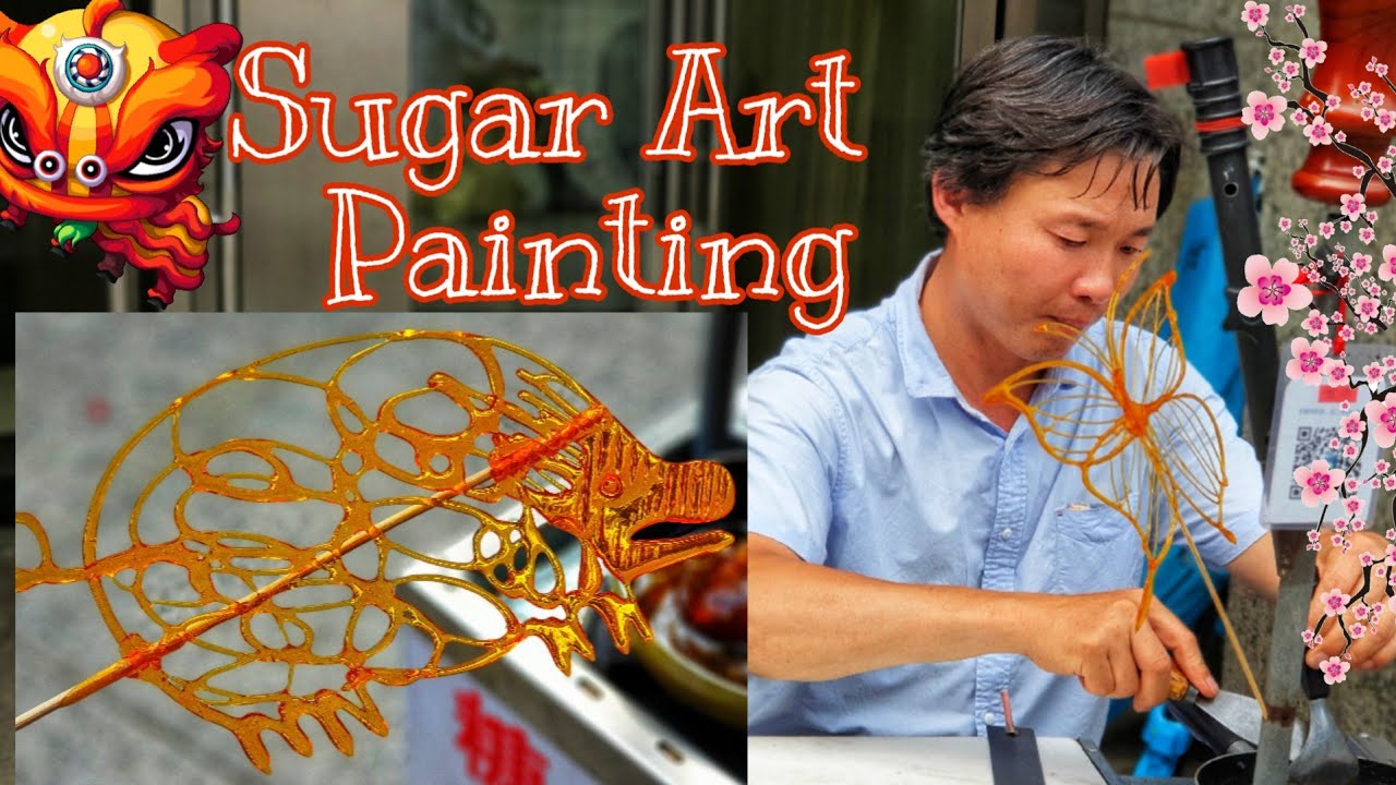 Traditional Chinese Folk Art Sugar Painting