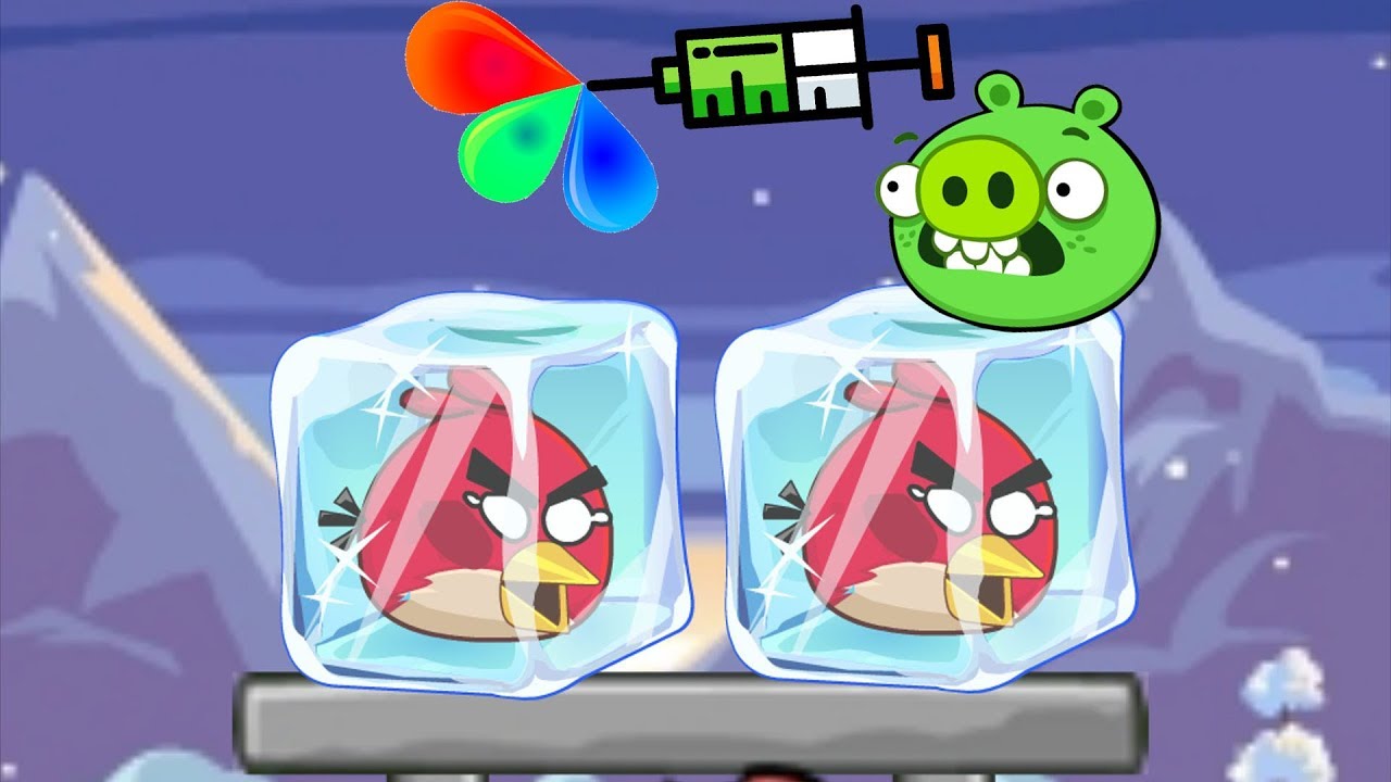 Unfreeze Angry Birds - BREAK ICE CUBE WITH COLOR WATER TO RESCUE BIRDS!