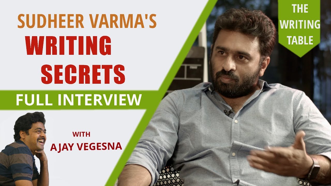 Writing Secrets of Director Sudheer Varma | The Writing Table with Ajay Vegesna | Bommalaata | S1:E7