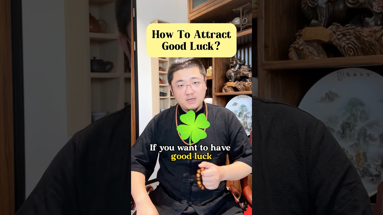 To attract good luck, You need this skill🍀#fengshui #energy #lucky #life #tips #mindset #positivity