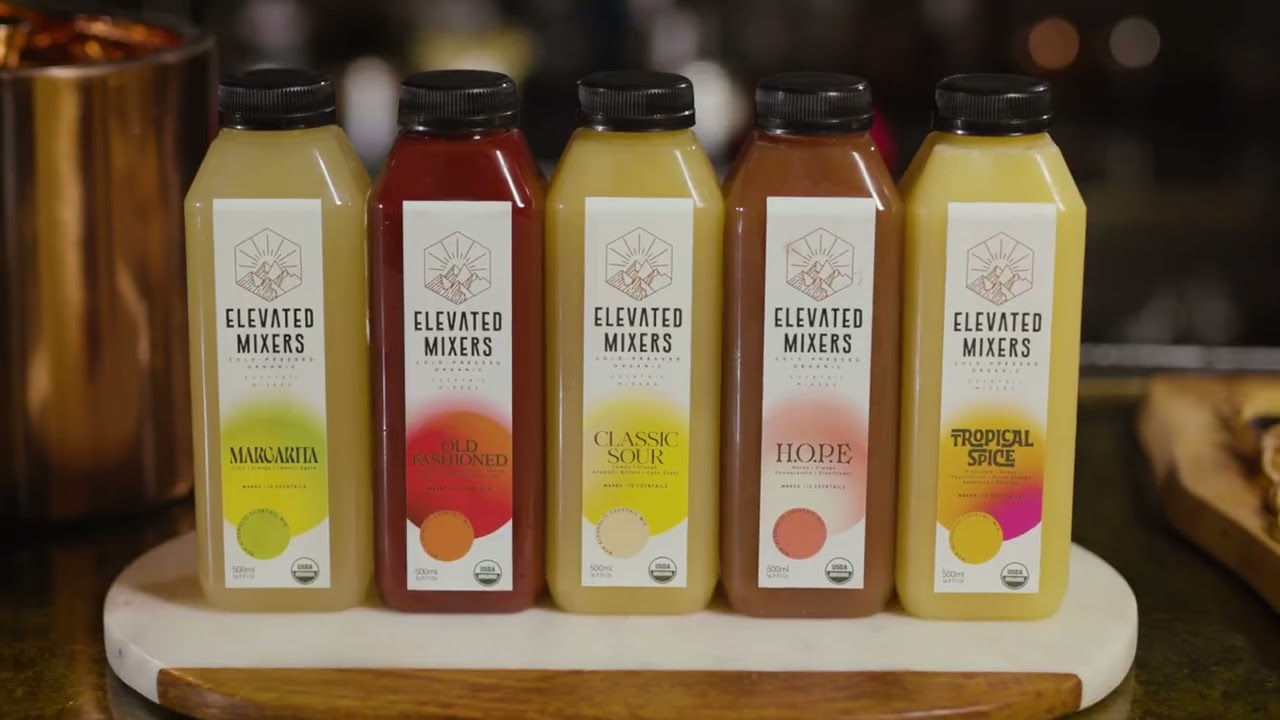 Elevated Mixers - Cold Pressed Organic Cocktail Mixers