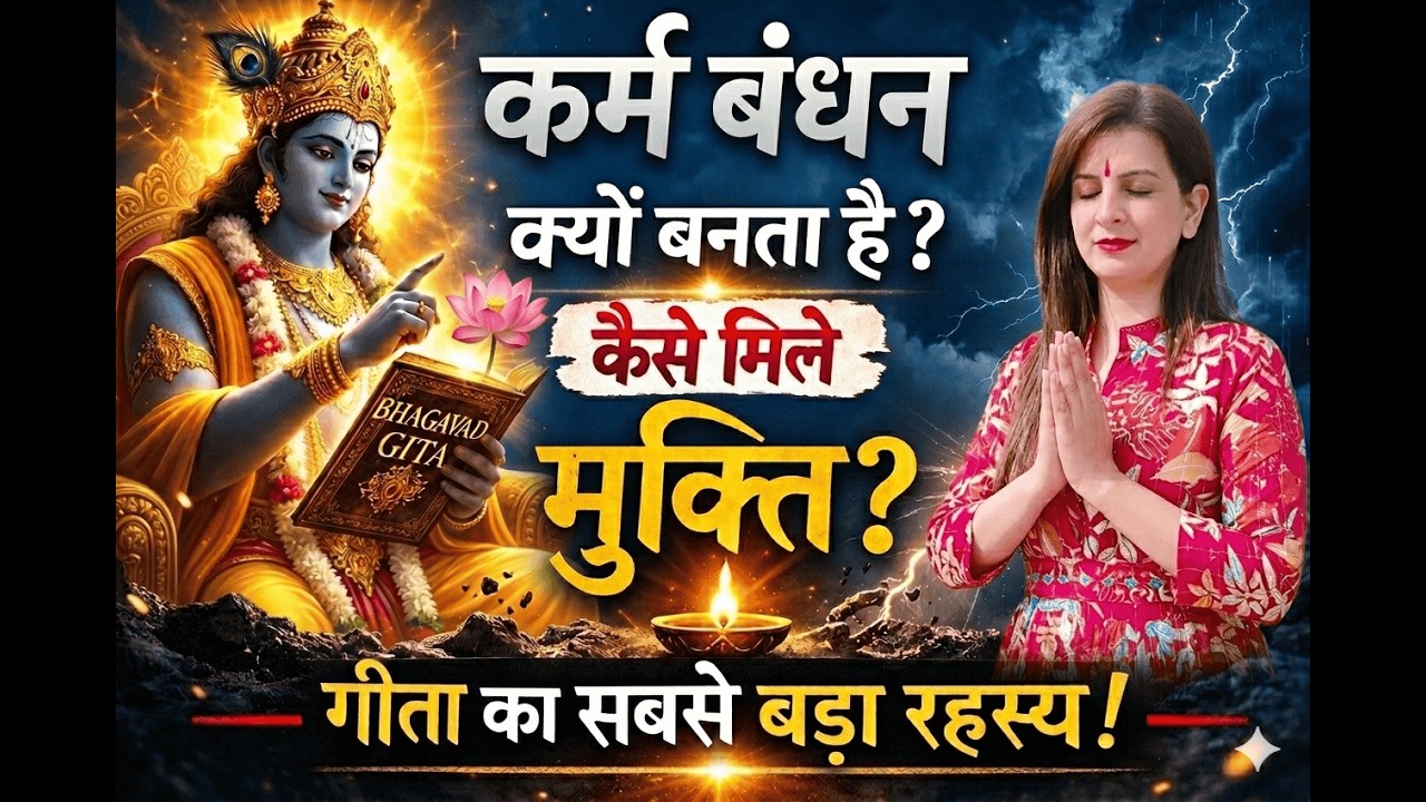 क्यों फँस जाते हैं हम अपने ही कर्मों में? | भगवद्गीता का गहरा ज्ञान|BHagwad gita |