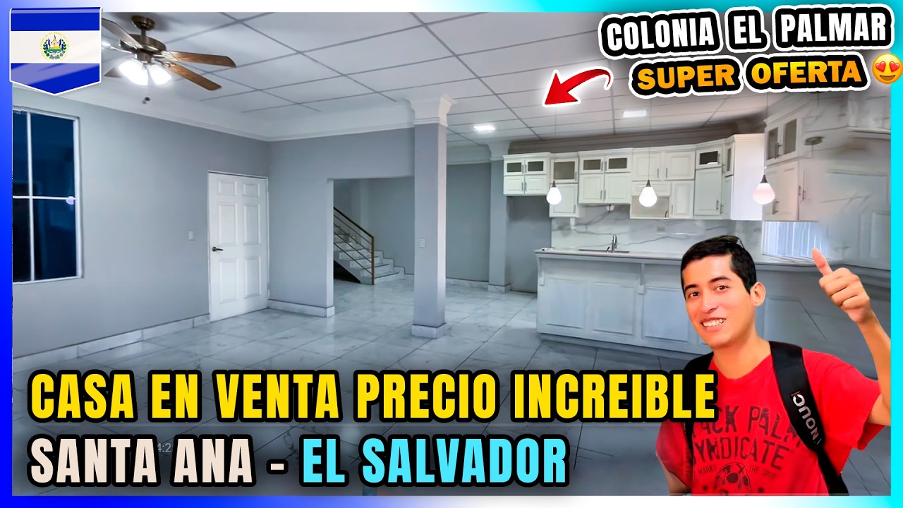 🏡 CASA en VENTA Colonia El Palmar Santa Ana El Salvador