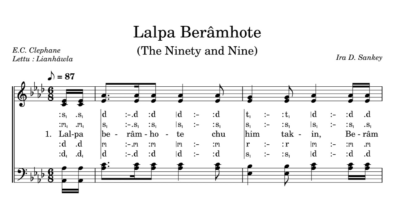KHB 183 | Lalpa Beramhote (The Ninety and Nine) | A Capella