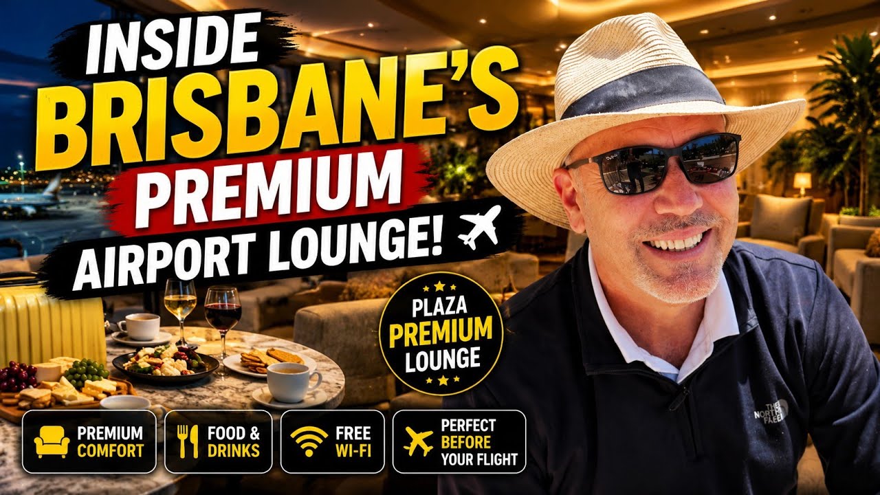 ✔️ Обзор зала ожидания в международном аэропорту Брисбена &mdash; Plaza Premium Lounge