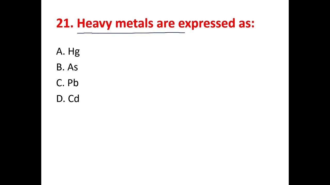 Limit Test in Pharmaceutical Analysis | MCQs with Detailed Explanation | GPAT | NIPER | DI