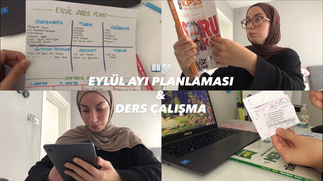 Eylül Ayı Planım | Sabah namazından sonra ders  çalışalım. | KPSS-AGS