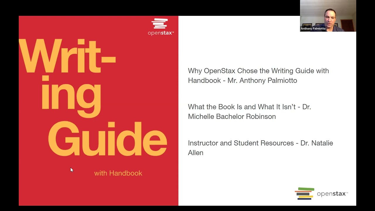 Introducing OpenStax's new first-year writing and composition textbook: Writing Guide with Handbook