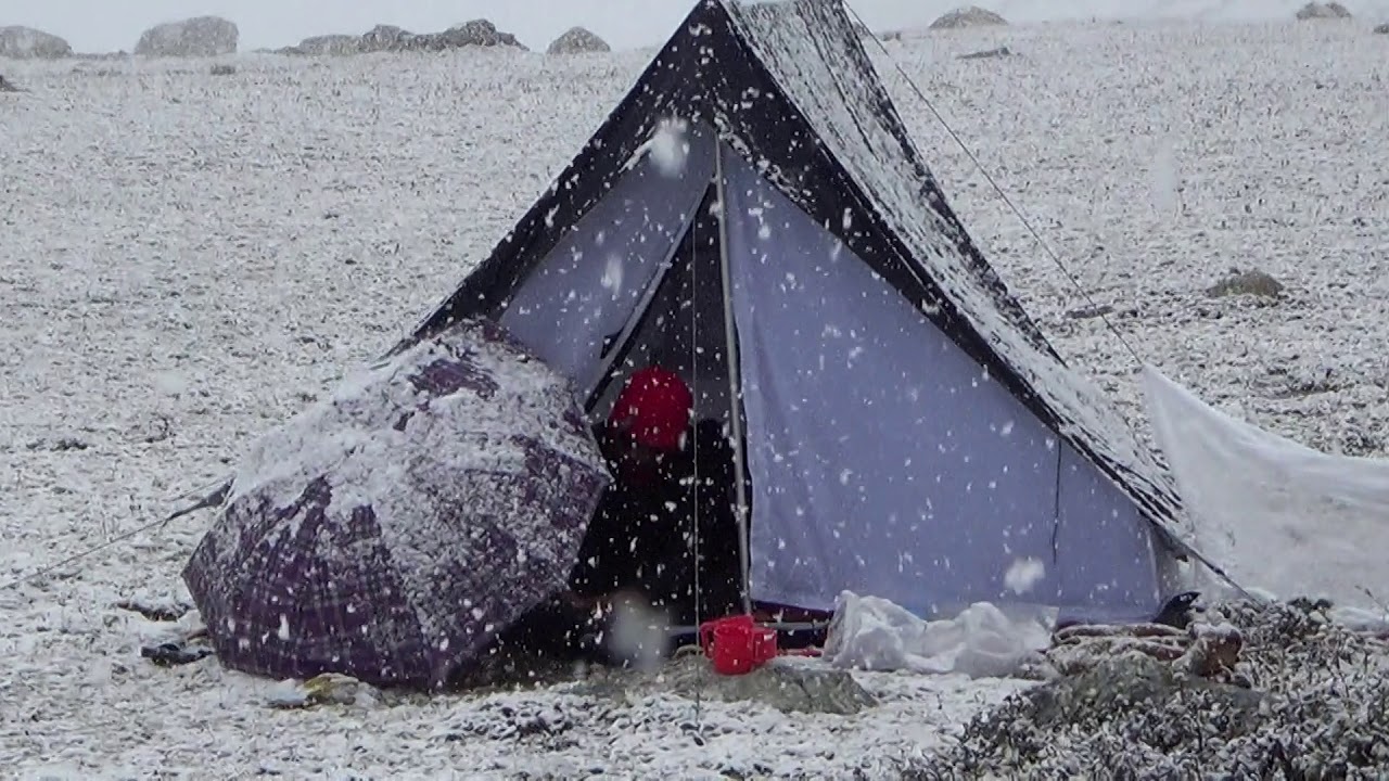 Lhonak Glacial Lake area#Sikkim# Job work# Live Snowfall