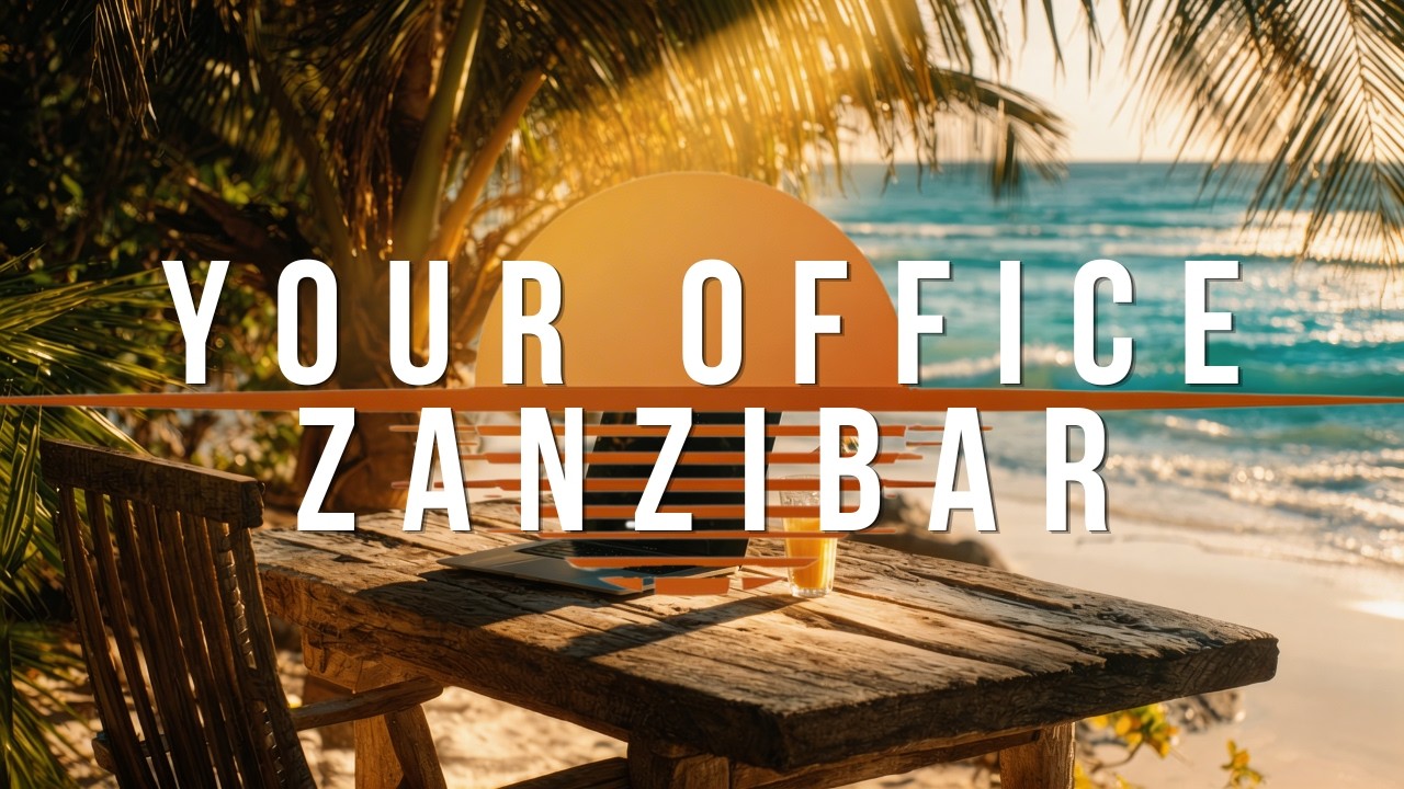 Deep Focus Music for Productivity | Work from a Tropical Beach (60 Min)