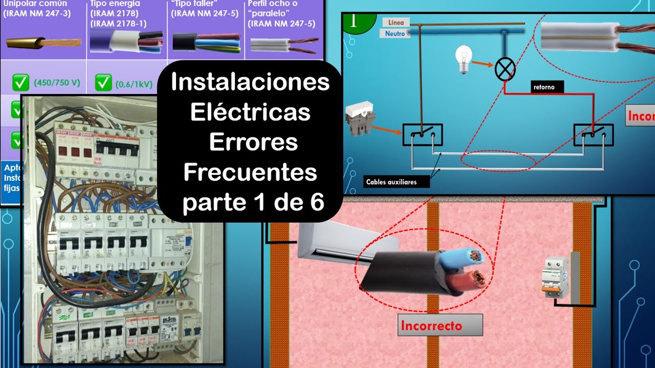 Errores frecuentes en las Instalaciones Eléctricas _Parte 1 de 6_ En vivo para AAIERIC.