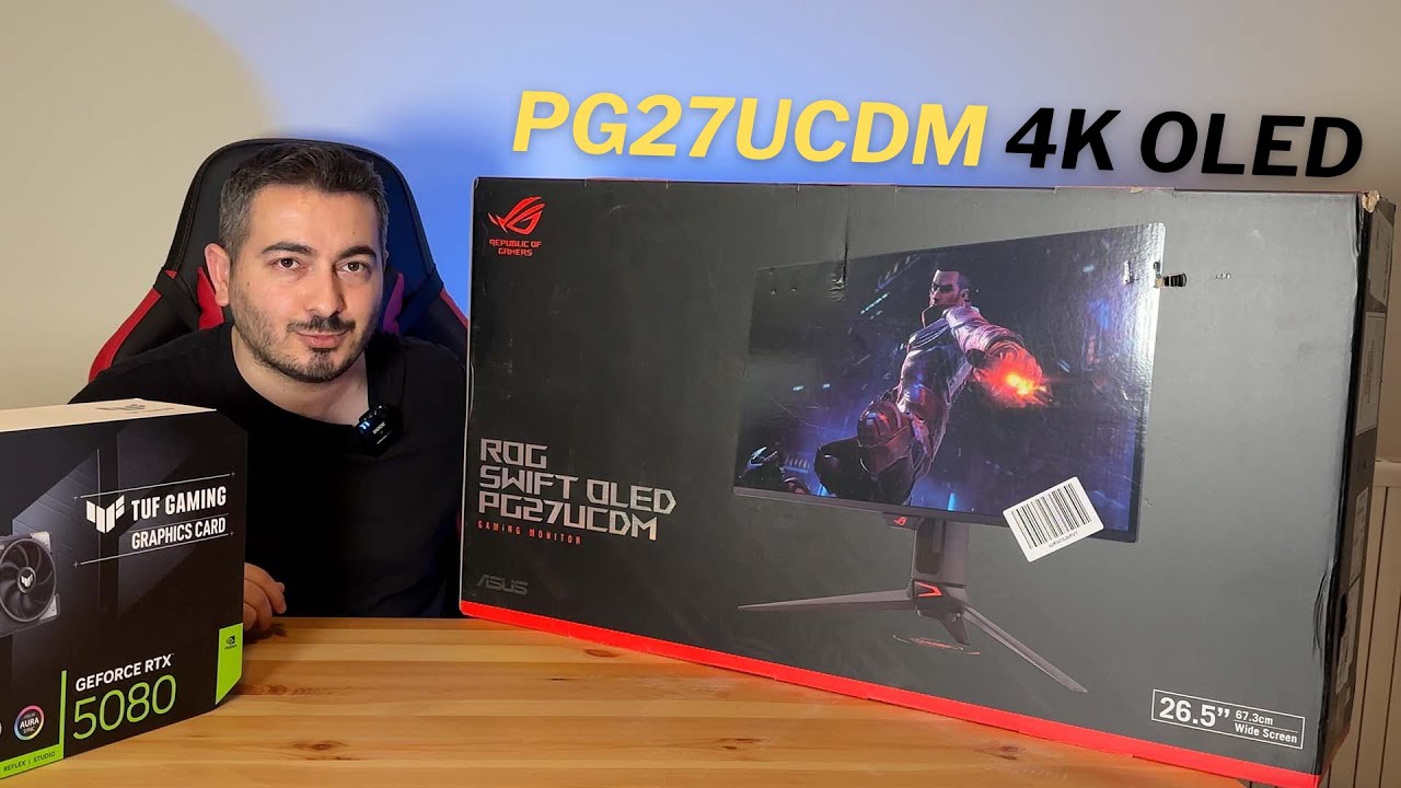 Asus ROG Swift OLED PG27UCDM 4K QD-OLED Oyuncu Monitörü | KUTU AÇILIMI ve KURULUM