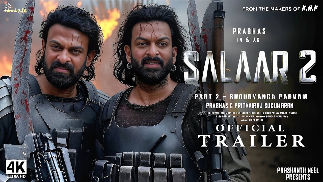 Salaar: Part 2 - Shouryanga Parvam | Official Trailer | Prabhas | Prashanth Neel | Prithviraj S