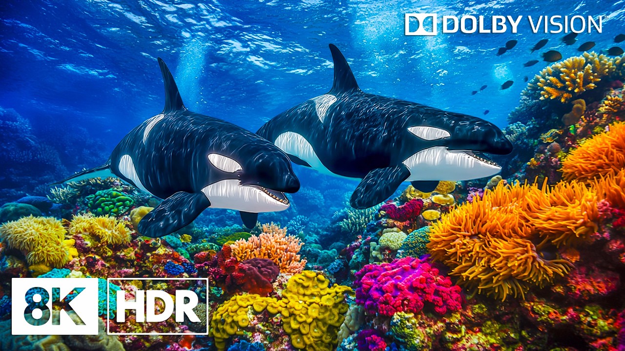 Spokojny podwodny świat i kolorowe życie morskie w jakości 8K HDR | Dolby Vision&trade;