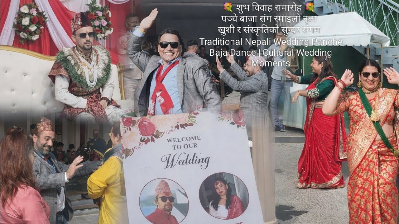 Traditional Nepali Wedding Panche Baja Dance | Cultural Wedding Moments