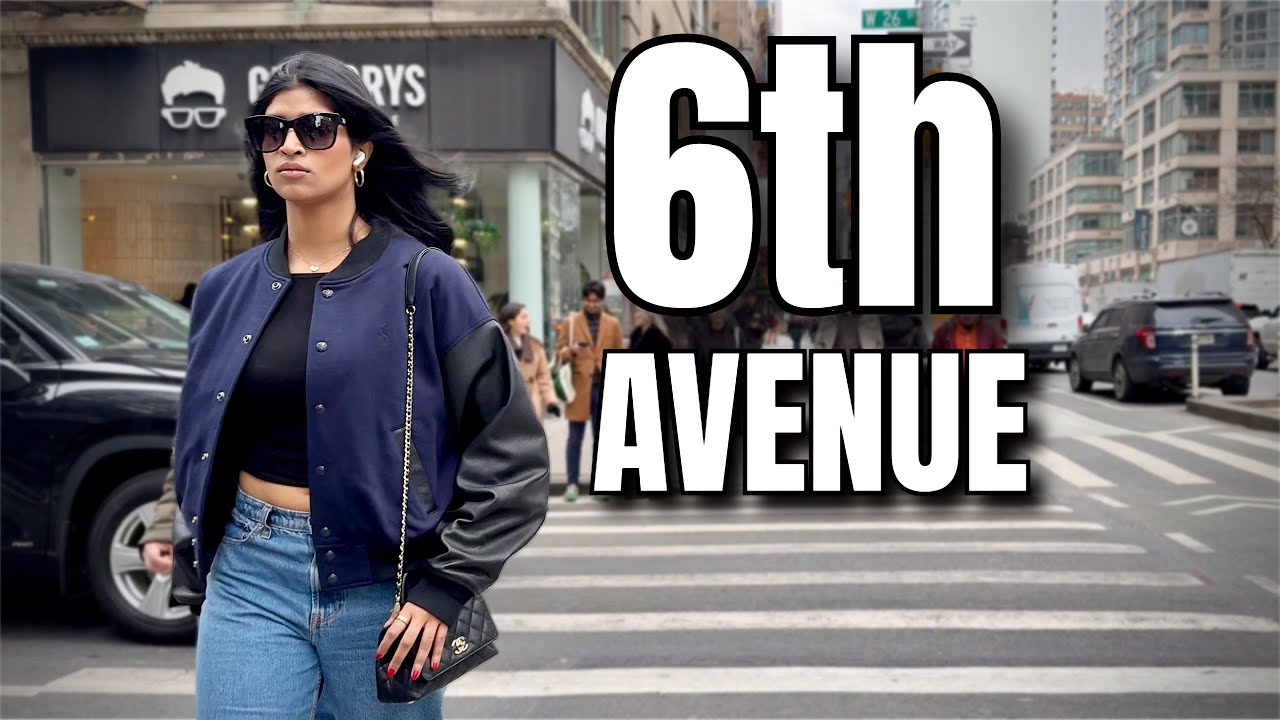NEW YORK CITY Walking Tour [4K] - 6th AVENUE