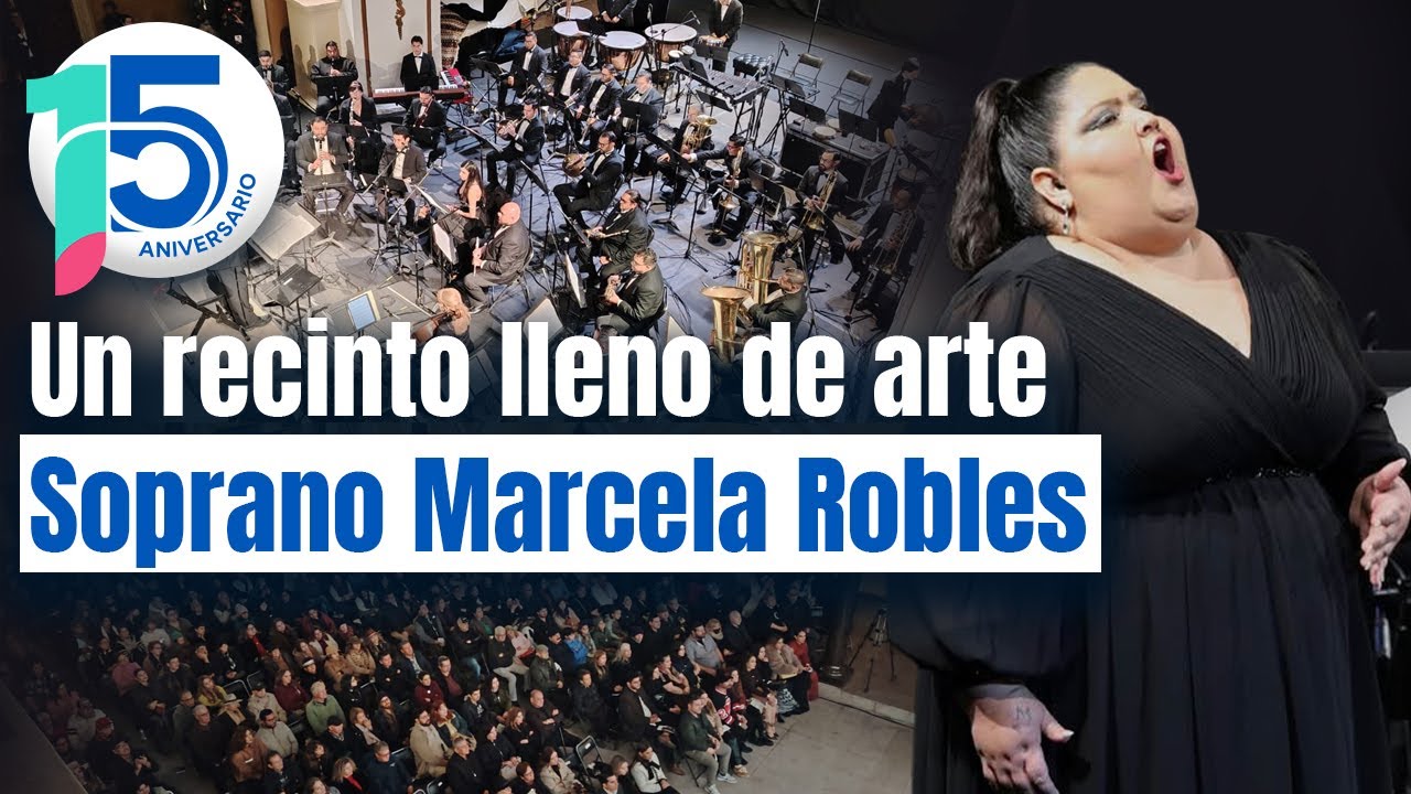 Soprano Marcela Robles BRILLA junto a Banda Sinfónica en el FAOT 2026