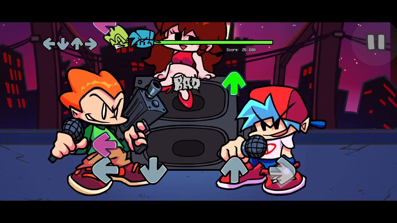 Jogando FNF :P