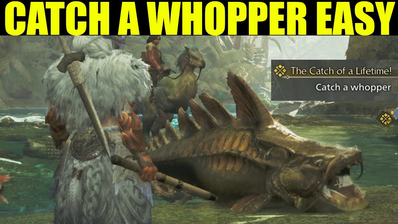 How to Catch a Whopper in Monster Hunter Wilds | The Catch of a lifetime quest guide