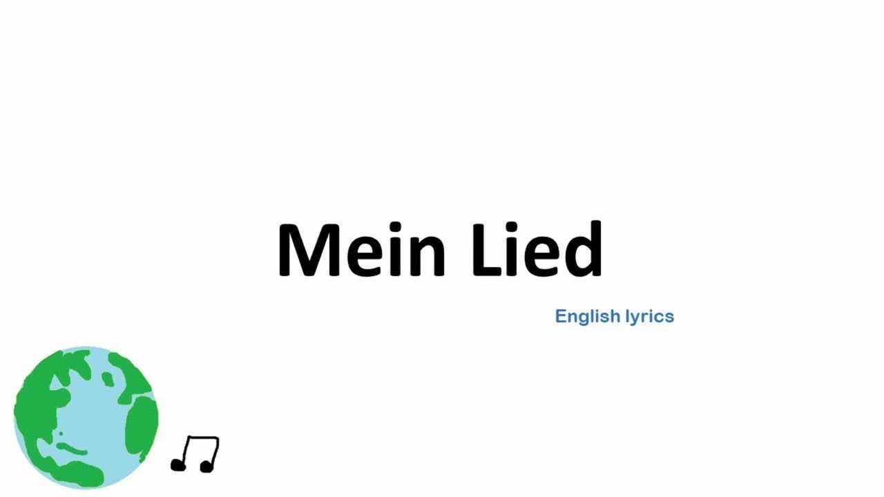 Berge - Mein Lied (Lyrics video - with English)
