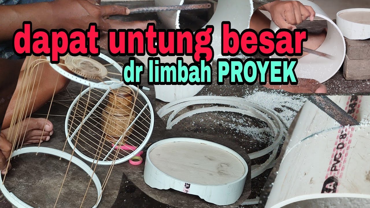 Sangkar burung dari Limbah Pvc 8
