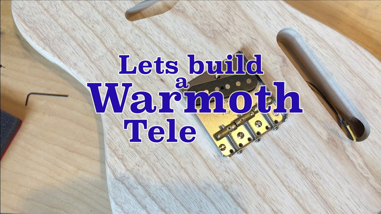 Lets build a Warmoth Tele - Installing the neck pickup